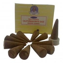 Californian White Sage Dhoop Cone (Біла Шавлія)(Satya) 12 конусів в упаковці