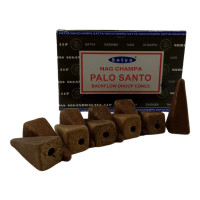 Palo Santo Backflow Cones (Palo Santo)(Satya) 10 cones per pack