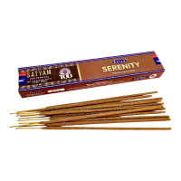 Serenity premium incence sticks (Умиротворенность)(Satya) пыльцовое благовоние 15 гр.