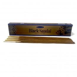 Black Sandal premium incence sticks (Чорний Сандал) (Satya) пилковий пахощі 15 гр.