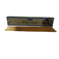 White Sage premium incence sticks (White Sage)(Satya) pollen incense 15 gr.