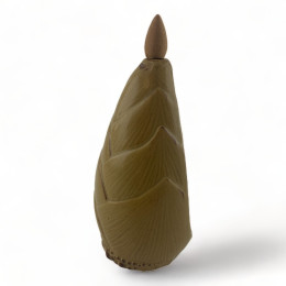 Incense stand; yellow Back Flow “Waterfall” (16x 8.5x7.3 cm)