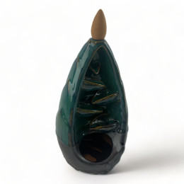 Incense stand turquoise Back Flow "Waterfall" (16x 8.5x7.3 cm)