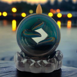 Incense stand Back Flow "Waterfall" (13x12.5x 10.5 cm)