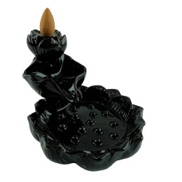 Incense stand Back Flow "Lotus" (9.6x11.5x13.4 cm)