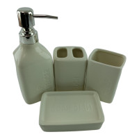 Ceramic bathroom set "Milk"