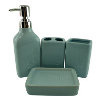 Ceramic bathroom set "Blue"