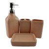 Ceramic bathroom set "Pink"
