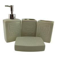 Ceramic bathroom set "Milk"