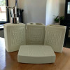 Ceramic bathroom set "Milk"