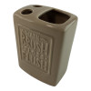 Ceramic bathroom set "Beige"