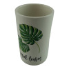 Ceramic bathroom set "Tropical leaves"