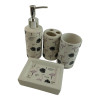 Ceramic bathroom set "Flamingo"