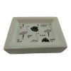 Ceramic bathroom set "Flamingo"