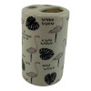 Ceramic bathroom set "Flamingo"