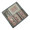 Ceramic bathroom set "Flowers"