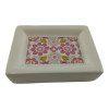 Ceramic bathroom set "Flowers"