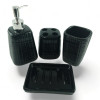 Bathroom set black
