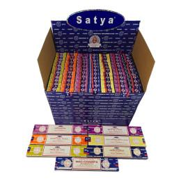 Благовония набор " VFM Series -2" (7 видов по 12 шт итого 84 шт)(15 gm)(Satya) пыльцовое благовоние