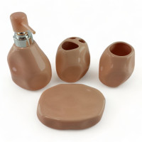 Набір для ванної кімнати "Світло-персиковий"