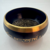 MARKDOWN Decorative Tibetan bowl with mantra 16 cm - markdown, non-singing