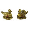 Mandarin duck figurines "Golden wings of success" (6x5x4 cm)