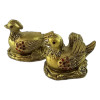 Mandarin duck figurines "Golden wings of success" (6x5x4 cm)