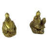 Mandarin duck figurines "Golden wings of success" (6x5x4 cm)