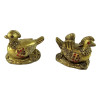 Mandarin duck figurines "Golden wings of success" (6x5x4 cm)