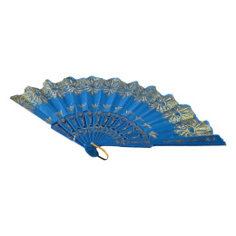 Віяло блакитне ( 44х 24х 2,5 см)