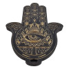 Incense stand "Hand of Fatima" Khamsa (12.6x 9.5x 0.8 cm)