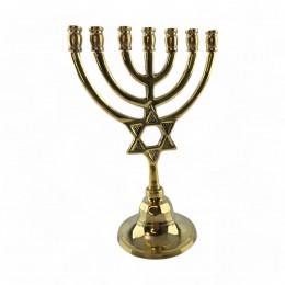 Bronze menorah candlestick (19.5x 13.5x 8 cm)