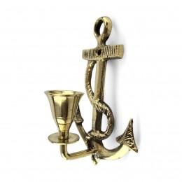 Candlestick "Anchor" bronze (14.2x 10.3x 5.5 cm)