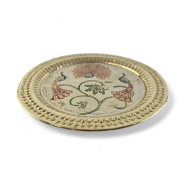 Bronze wall plate (d-18.5; h-0.7 cm)