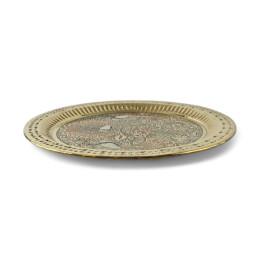 Bronze wall plate (d-23.5; h-0.7 cm)