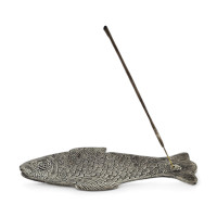 Incense stand "Fish" (1.3x 20x 6.4 cm)