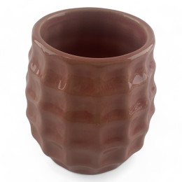 Ceramic bathroom set, pink (28.5x 22.5x 9 cm)