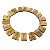 Runes "Slavic" light, 18 runes (2.9×2.4×0.7 cm), solid wood