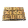 Runes "Slavic" light, 18 runes (2.9×2.4×0.7 cm), solid wood