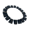 Runes "Slavic" dark, 18 runes (2.9×2.4×0.7 cm), solid wood