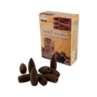 Cinnamon Sandalo BackFlow Cones (Cinnamon and Sandalwood) (Darshan) reverse flow cones