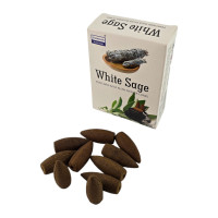 White Sage BackFlow Cones (Біла Шавлія)(Darshan) конуси зі зворотним потоком