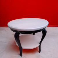 Coffee table "Provence" (d-530mm.h-480mm), solid wood
