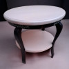 Coffee table "Provence" (d-530mm.h-480mm), solid wood