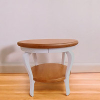 Coffee table "Milk Provence" (d-530mm, h-480mm).