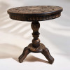 Carved table made of mango wood (46.5 x 44.5 x 6.5 cm)
