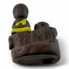 Incense stand Back Flow "Buddha" yellow (12x8x6.5 cm)