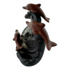 Incense stand Back Flow "Dolphins" (15x12x7.5 cm)
