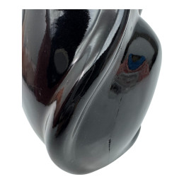 Уценка Кошка керамическая черная (27,5х7,5х9 см)