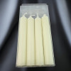 Candles "Snow Charm" set of 4 pieces. (15 cm)